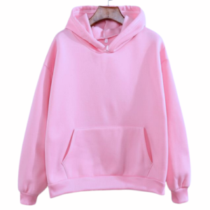 Cute Pink Warm Fleece Hoodie